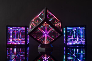 Hyper-Chromatic Infinity Art That Turns Music Into Light - The HyperCube Nano