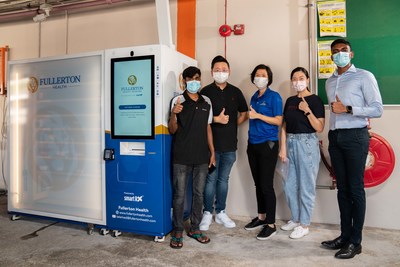 The DigiHealth Kiosk enables immediate consult with a doctor and have medications dispensed on the spot.