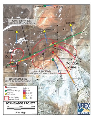 NGEx Base Map Sat. Image (CNW Group/NGEx Minerals Ltd.)