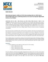 NGEx Minerals Reports 1,290m at 0.74% CuEq including 142m at 1.38% CuEq in Second High-Grade Zone, Confirming Existence of at Least Two Separate High-Grade Centres at Los Helados (CNW Group/NGEx Minerals Ltd.)
