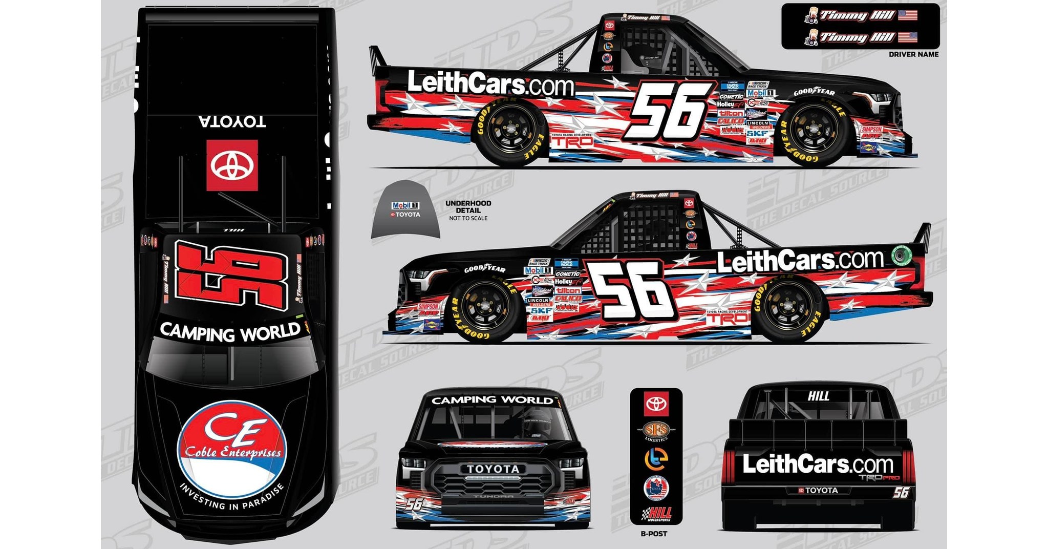 200 Miles of Nose to Tailgate Excitement: Leith Joins Timmy Hill for NASCAR Race at Charlotte