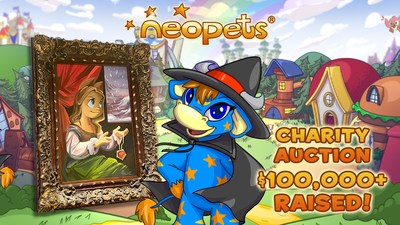 NEOPETS RARE ART AUCTION RAISES OVER $100,000 FOR FOUR CHARITABLE CAUSES (CNW Group/Neopets)