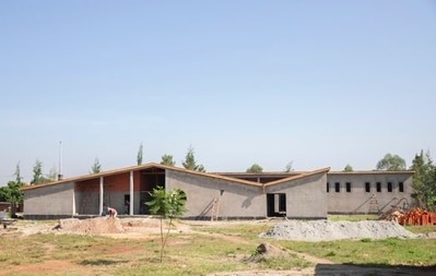 The new NMF Maternity Centre under construction [Photograph by Phil Lee Harvey]