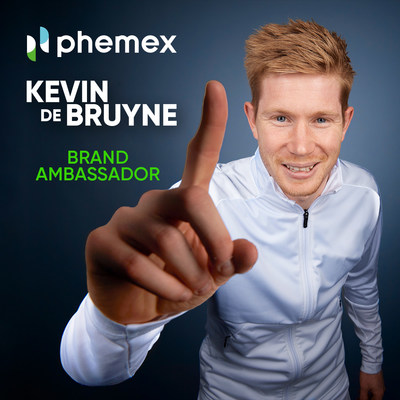 Kevin De Bruyne joins Crypto Platform Phemex as Brand Ambassador (PRNewsfoto/Phemex)