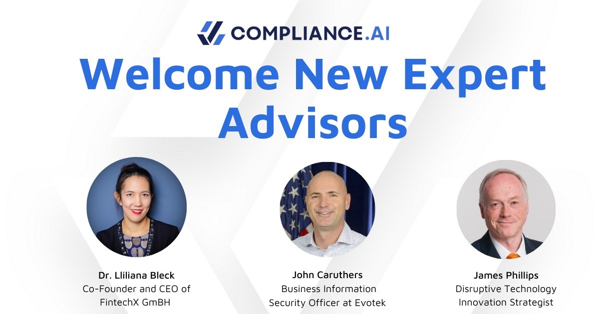 Compliance.ai Continues to Expand Its World Class Expert-in-the-Loop Advisory Team with Subject Matter Experts from Across the Industry - Vimarsana News