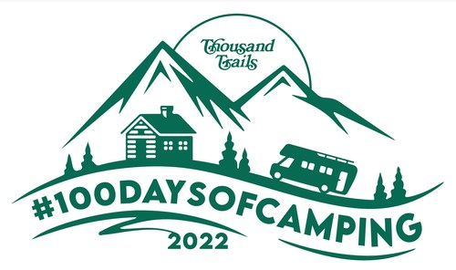 Osma letna promocija skupine Thousand Trails #100DaysofCamping se začenja ob koncu tedna za spominski dan, ko se poletni, 100-dnevni izziv odvija skozi praznik dela. Gostje kampov Thousand Trails lahko sodelujejo v akciji tako, da svoje fotografije kampiranja delijo na svojih družbenih omrežjih in označijo #100DaysofCamping. Nagrade vključujejo paket velikih nagrad, ki vključuje enoletno karto za kampiranje Thousand Trails, skupaj z vsemi petimi conami in zbirko Trails (v vrednosti 1,240 $) ter darilno kartico REI® v vrednosti 500 $.
