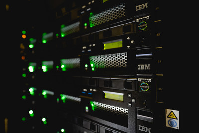 Centre for Analytics, Informatics and Research (CAIR) Server Room at Memorial University, NL. Photo credit: Rich Blenkinsopp, Memorial University of Newfoundland.