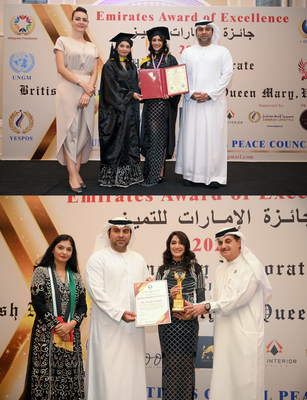 United Nations Global Peace Council presents EMIRATES AWARD of EXCELLENCE 2022 & Honorary Doctorate
