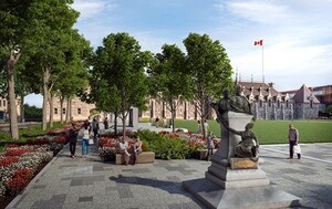 Le gouvernement du Canada débute la restauration de la place George-V