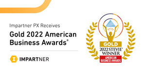 Impartner PX Receives Third Award in 2022--Gold Stevie® Award Winner in 2022 American Business Awards®