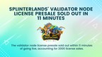 Splinterlands' Validator Node License Presale Sold Out In 11 Minutes with a Burn of 14.5M SPS