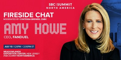 Amy Howe, the CEO of FanDuel, will be speaking at SBC Summit North America (PRNewsfoto/SBC)