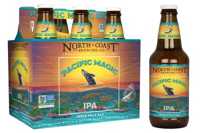 North Coast Brewing Company's latest take on an American IPA is Pacific Magic.