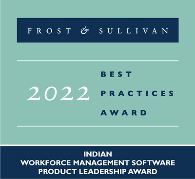 2022 Indian Workforce Management Software Product Leadership Award