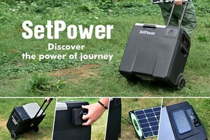 Setpower just released its newest model, the X50, a built-in battery portable car refrigerator designed for the outdoor lifestyle