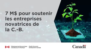 Le gouvernement du Canada investit dans des entreprises novatrices de la Colombie-Britannique pour soutenir leur croissance et créer des emplois