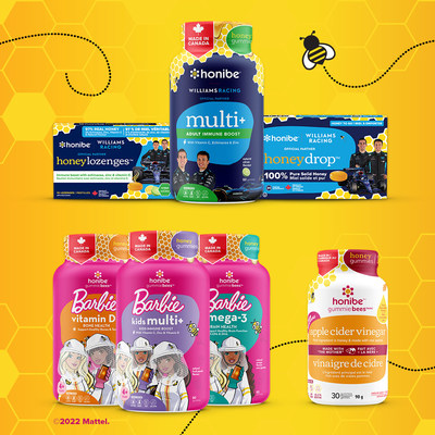 Honibe® previews 2022 with Apple Cider Vinegar Gummies and partnerships with Williams Racing and Barbie™