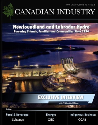 Sara Kopamees interviews Jennifer Williams, Newfoundland and Labrador Hydro, for Canadian Industry magazine