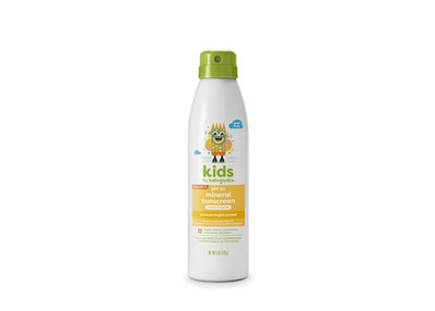 b Kids SPF 50 non-aerosol sunscreen spray