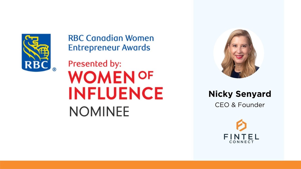 Fintel Connect CEO Nominated for RBC Canadian Women Entrepreneur Awards - Vimarsana News