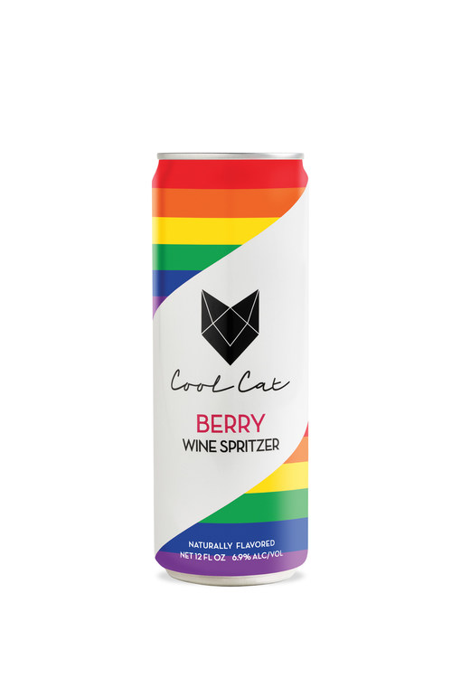 Cool Cat, a refreshing line of low-calorie wine spritzer cocktails, will introduce limited-edition PRIDE-theme packaging to commemorate June as National LGBTQ+ PRIDE Month.