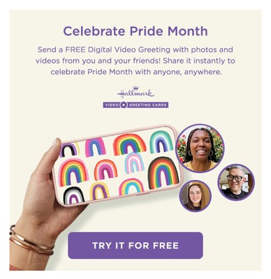 Celebrate Pride Month with a Free Digital Video Greeting Card from Hallmark Cards.