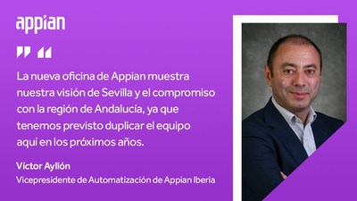 El vicepresidente de Automatización de Appian, Víctor Ayllón (PRNewsfoto/Appian)
