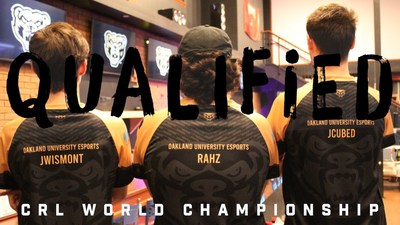 The Oakland University Golden Grizzlies varsity Esports Rocket League team has earned a spot in this weekend's World Championships to be held in Dallas, Texas.