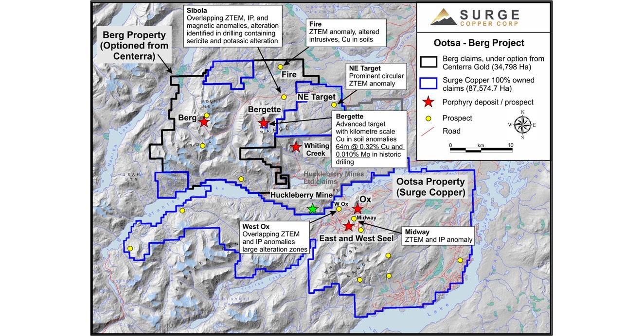 Surge Copper Corp.  Regional Exploration
