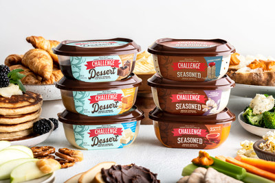 Challenge Butter today announced the launch of Challenge Butter Snack Spreads in six sweet and savory flavors.