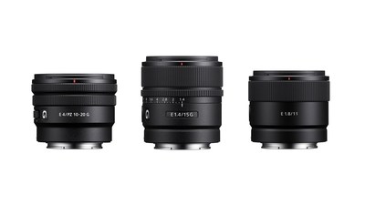Sony Electronics' Three New Wide-angle E-Mount APS-C Lenses, the E PZ 10-20mm F4 G, E 15mm F1.4 G and E 11mm F1.8