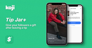 Creator Economy Platform Koji Announces New "Tip Jar+" App