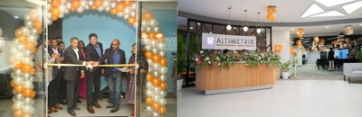 From Left to Right : Noel Samuel, Chief of Finance and Corporate Development - Altimetrik; Raj Sundaresan, Chief Executive Officer of Altimetrik and Ranga R Kanapathy, Head of India Technology Center and APAC Business - Altimetrik inaugurate the company's new office in Chennai (picture on the right).