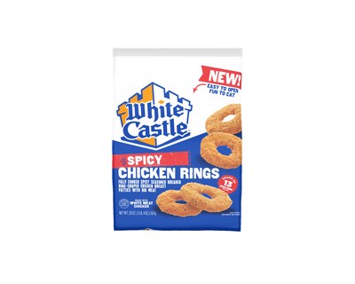 White Castle® and Bellisio Foods will bring White Castle’s popular Chicken Rings to U.S. retail outlets in two flavors, original and spicy .