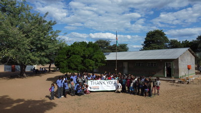 Footsteps for Africa unveils new critical infrastructure at impoverished Oshamukweni School in rural Namibia thanks to a substantial donation from Tiara and Alan Salzman of Montecito, California.