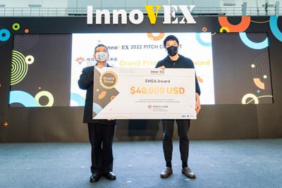 The InnoVEX Pitch Contest Winners are announced on May 27. In total, 10 startups won the 11 awards of InnoVEX 2022 Pitch Contest (PRNewsfoto/Taipei Computer Association)