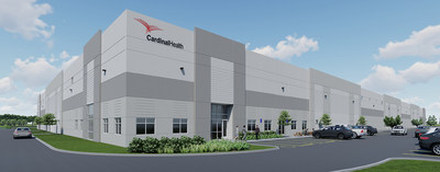 Rendering of New Cardinal Health Distribution Center in Grove City.