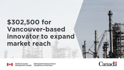 Innovative Vancouver-based company receives Government of Canada funding to expand market reach (CNW Group/Pacific Economic Development Canada)