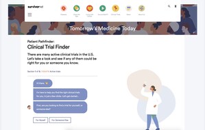 Health Information Company SurvivorNet Launches Innovative Clinical Trial Finder That Uses A.I. To Connect Patients In Need With Groundbreaking Cancer Research