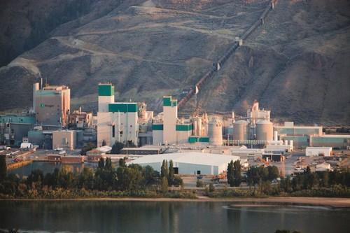 Kruger today completed the acquisition of Domtar’s pulp mill in Kamloops, British Columbia. (CNW Group/Kruger Inc.)