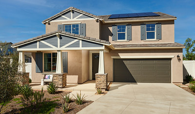 The Ammolite is one of three new model homes debuting this weekend at Richmond American’s new Horizons at Terramor neighborhood in Corona, California.