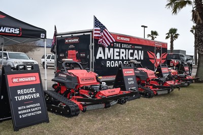 RC Mowers continues its Great American Road Show to exhibit the capabilities of its product line to both dealers and potential customers.