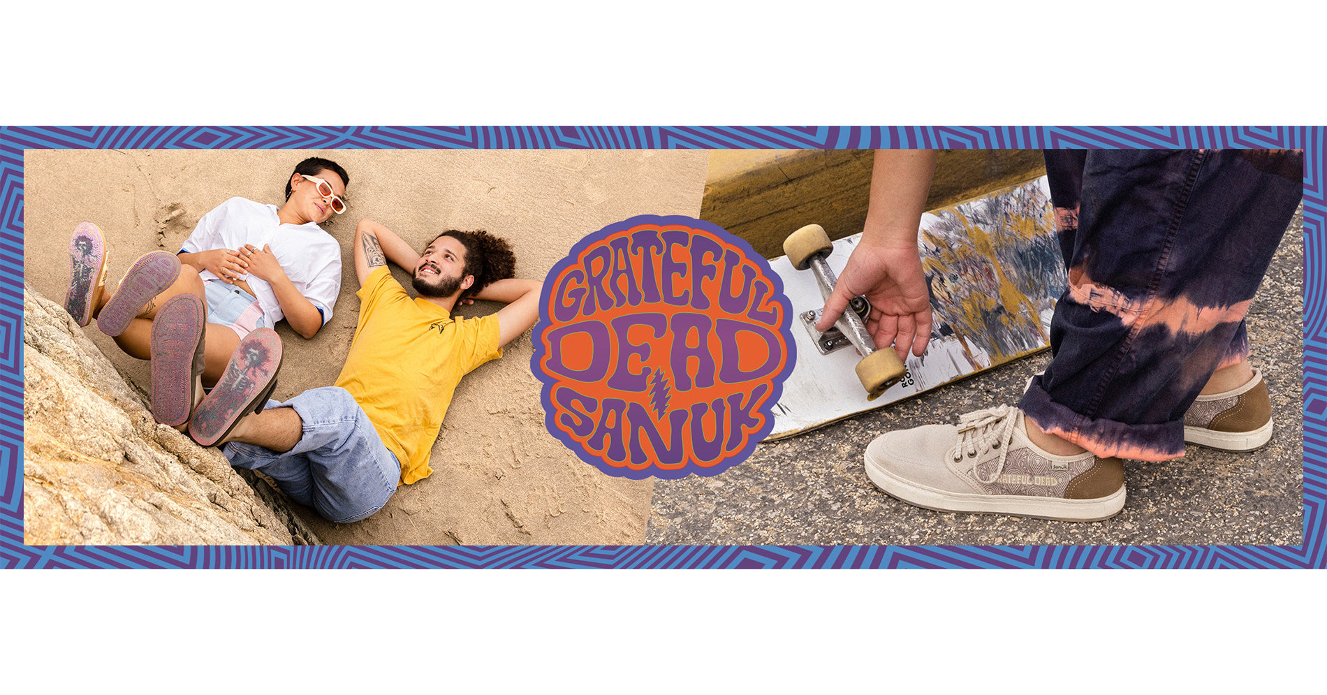 Grateful Dead & Sanuk team up for new summer shoe collection