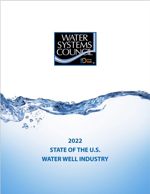 Commissioned by the Water Systems Council, the 2022 State of the U.S. Water Well Industry Report is now available for download from the WSC website at watersystemscouncil.org/water-well-industry-report/