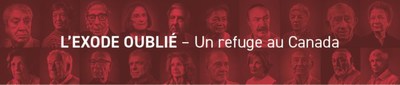 Avis aux médias : Vernissage de l'exposition L'exode oublié - Un refuge au Canada