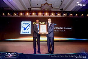 MIDEA'S V8 AIR CONDITIONER AWARDED INDUSTRY LEADING TICK-MARK CERTIFICATION BY INTERTEK