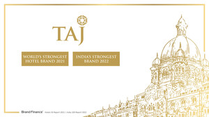 TAJ RANKED AS INDIA'S STRONGEST BRAND FOR THE SECOND TIME