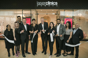 Le Groupe Laser Clinics annonce l'ouverture de sa 200e clinique de soins de beauté avancés, sa deuxième au Canada, au centre Square One à Mississauga