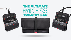 The World's First Hands-Free Toiletry Bag for Outdoor Adventurers