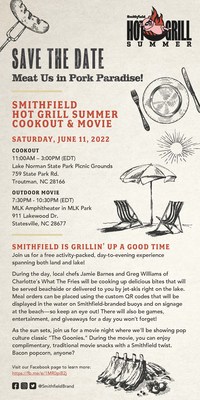 Save The Date: Smithfield Hot Grill Summer Cookout & Movie Event on June 11, 2022